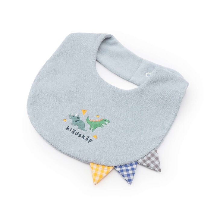 Dinosaur Embroidery Bib,, medium