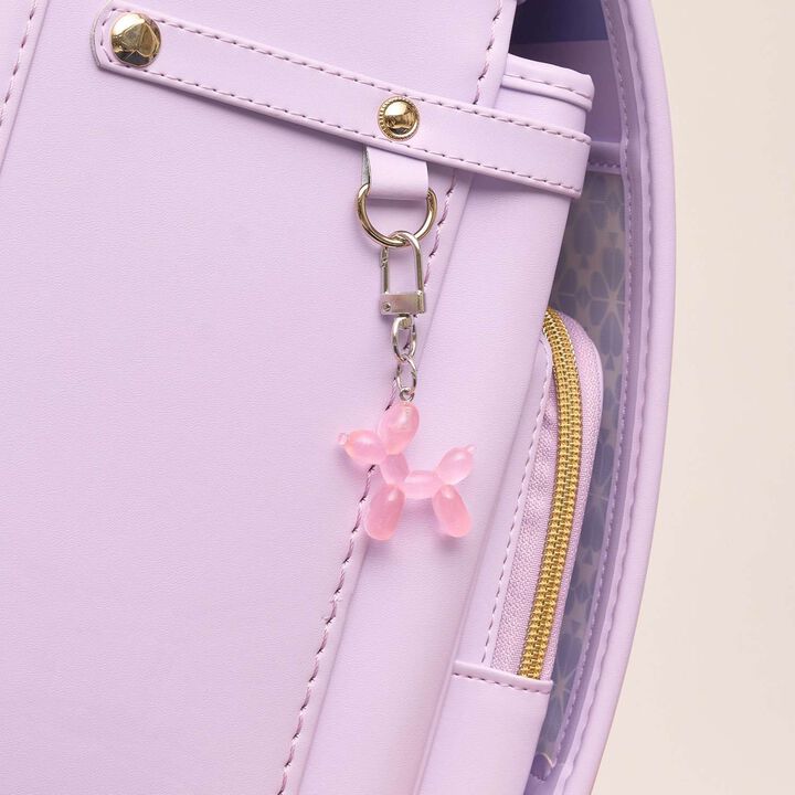[For Preschool Use] [Safe] Glow-in-the-Dark Balloon Art Keychain,Light pink, medium image number 0