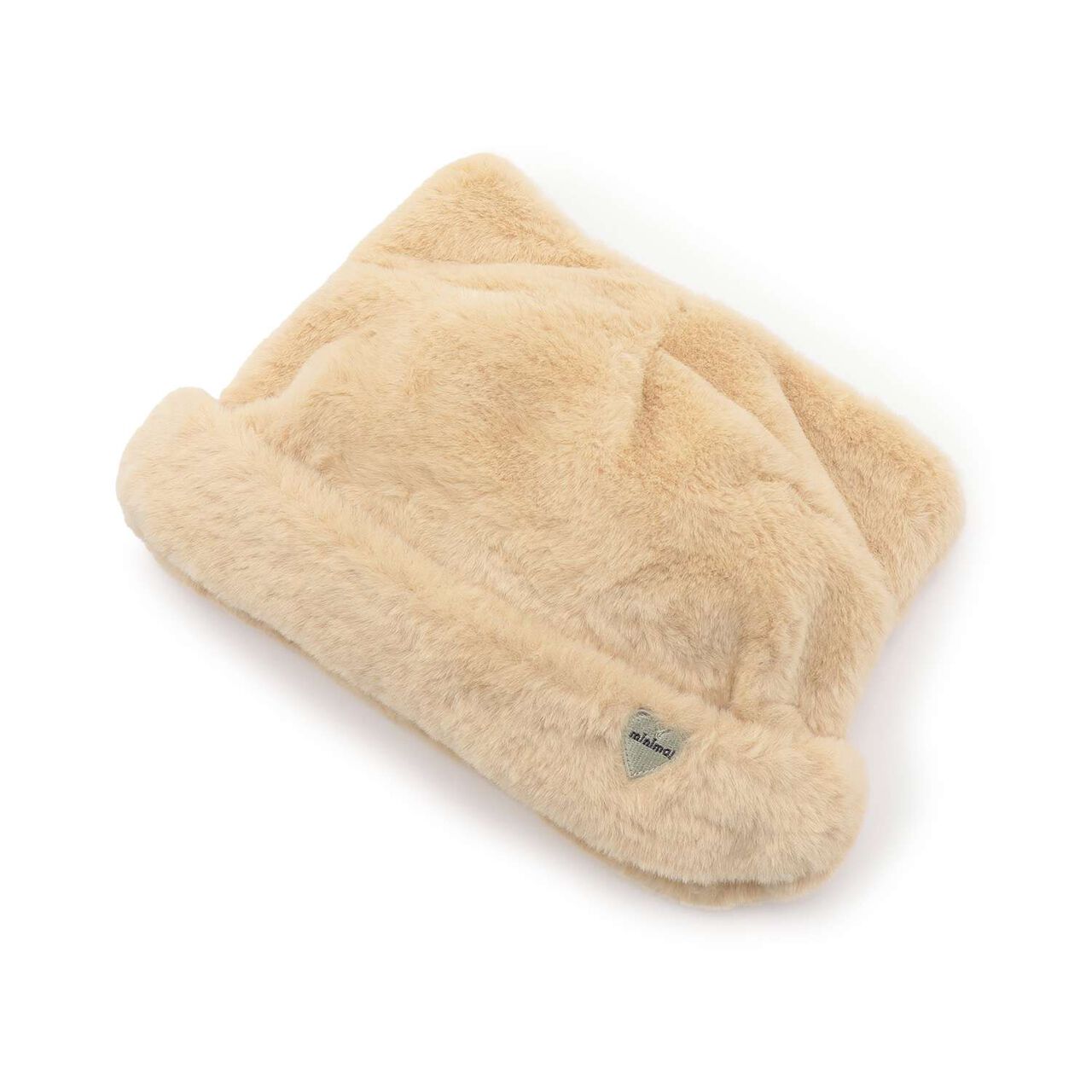 Faux Fur Cap,Beige, large image number 0
