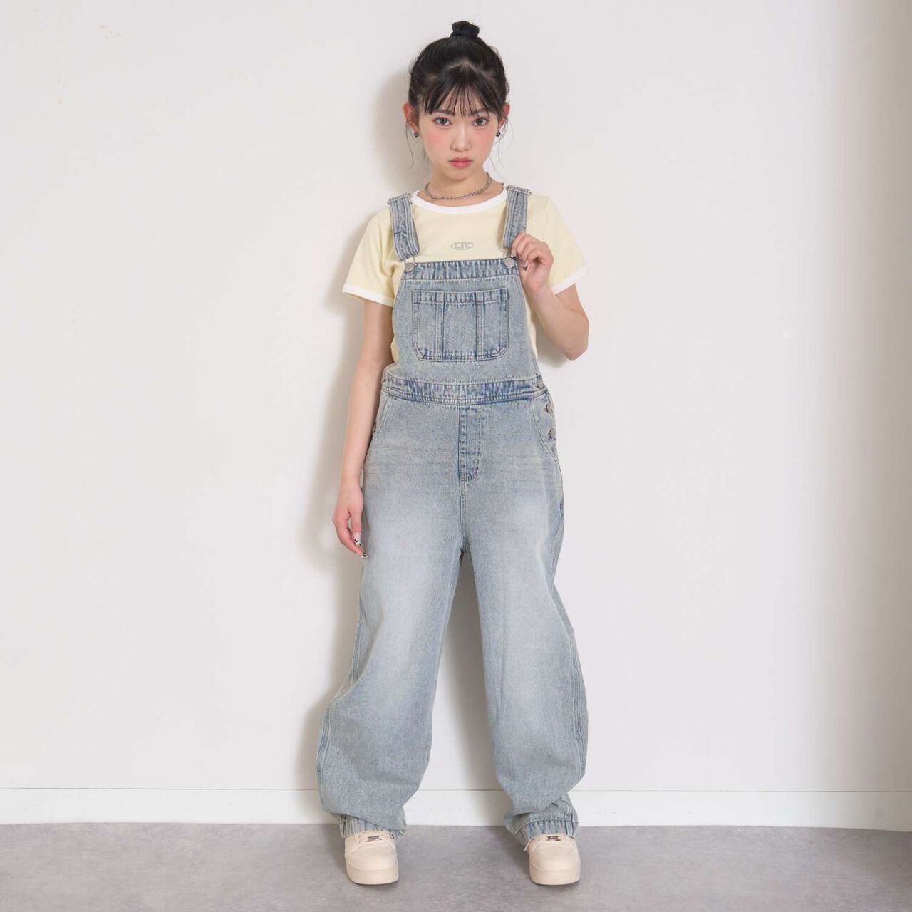 [BS] Denim Overalls,Blue, large image number 2