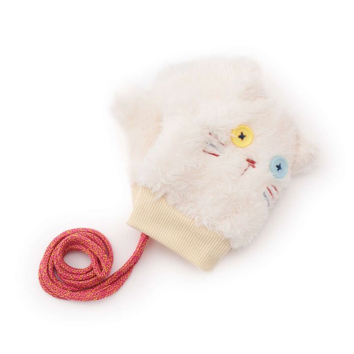 Cat Mittens,Pearl white, medium image number 0