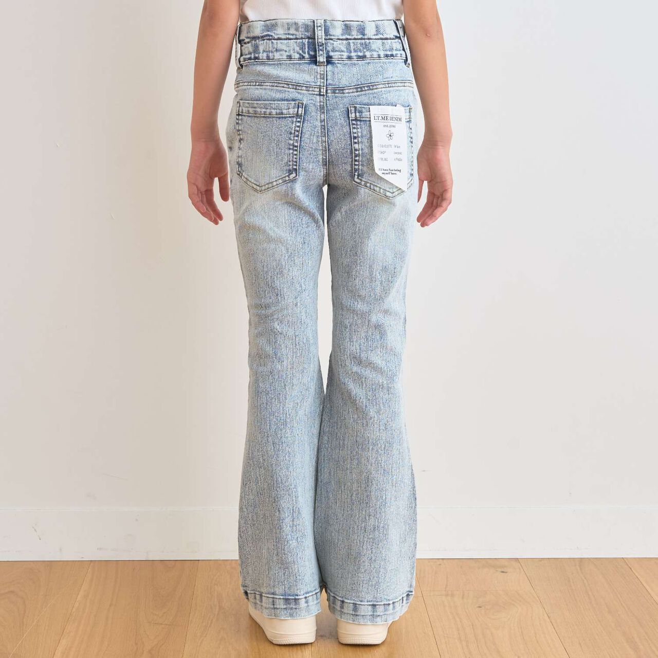 [Cool Touch] Style-Up Flare Denim Pants,Turquoise, large image number 10