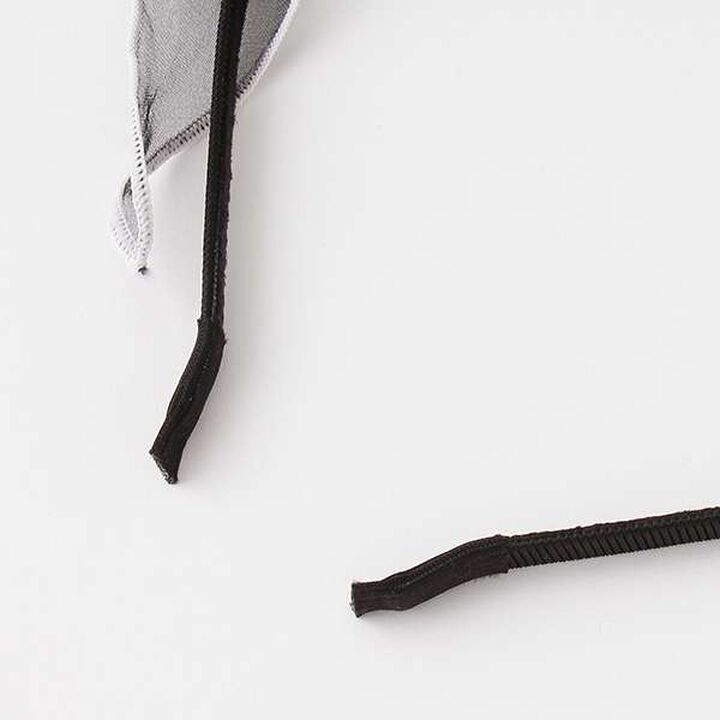 Chiffon Headband,Black, medium image number 2