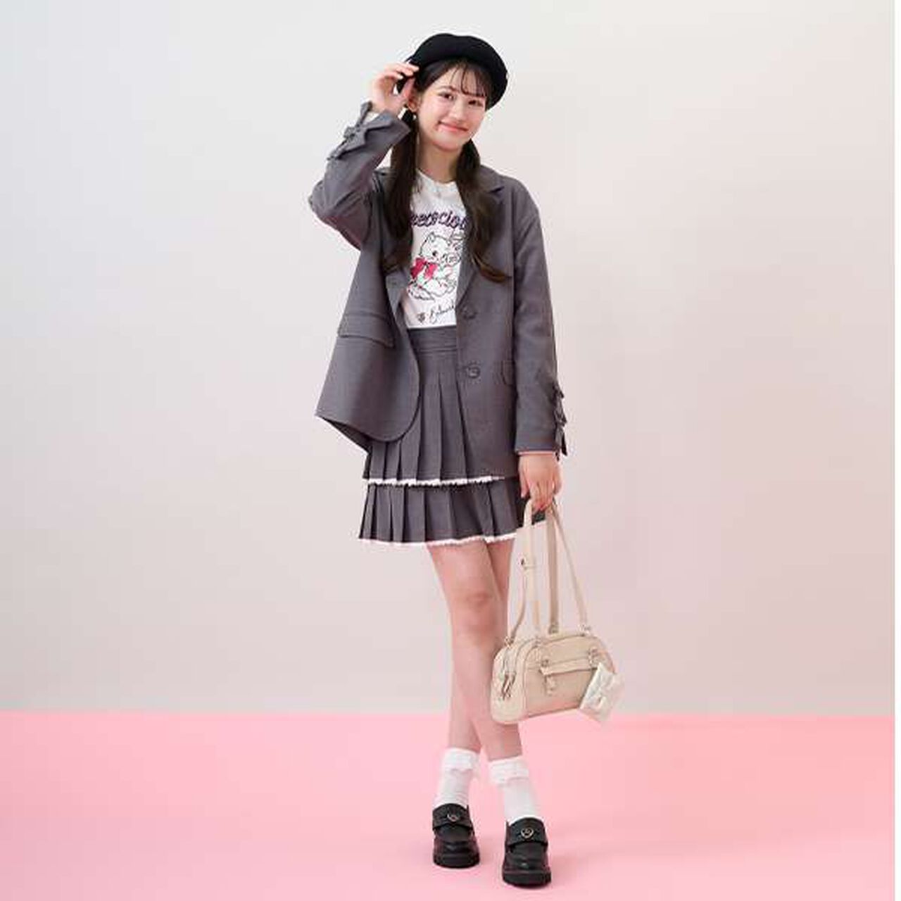 Tailored Ribbon Jacket,Brown, large image number 12