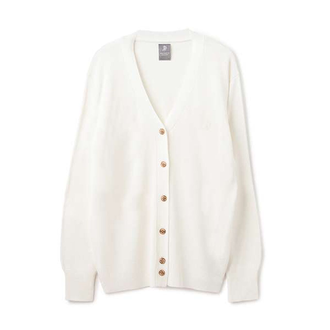 Cool Touch Antibacterial Deodorant V-Neck Cardigan,Navy, large image number 5