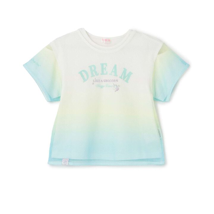 [Restocked] Gradient Mesh Layered T-Shirt,, medium