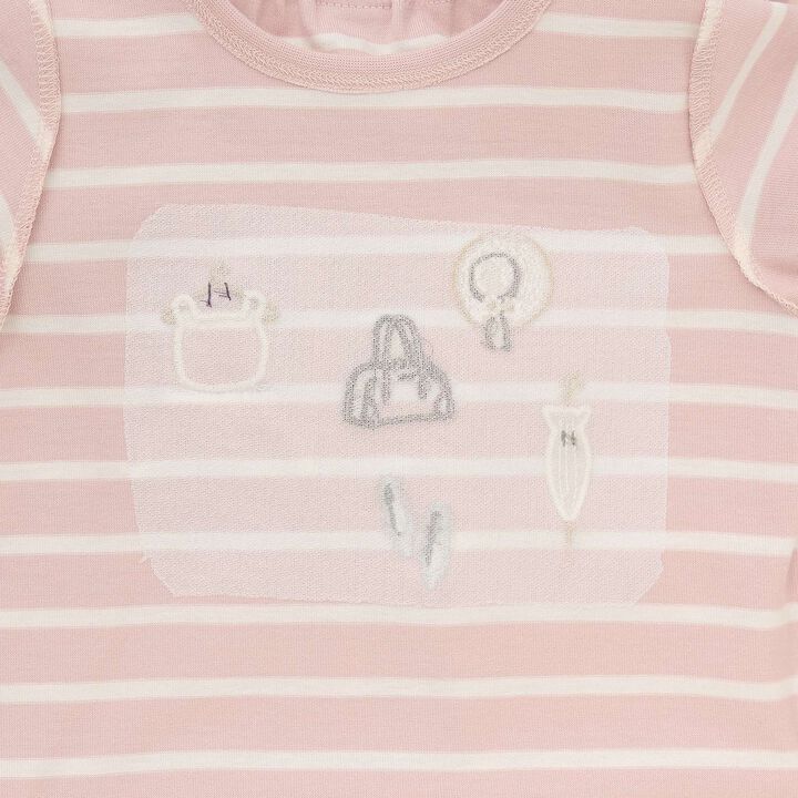 Clothing Motif Long-Sleeve T-Shirt,Navy, medium image number 13