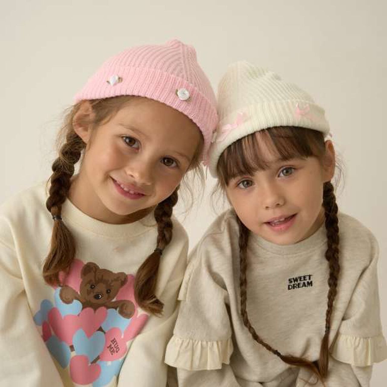 Ribbon Flower Assortment Knit Cap,Sax blue, large image number 10