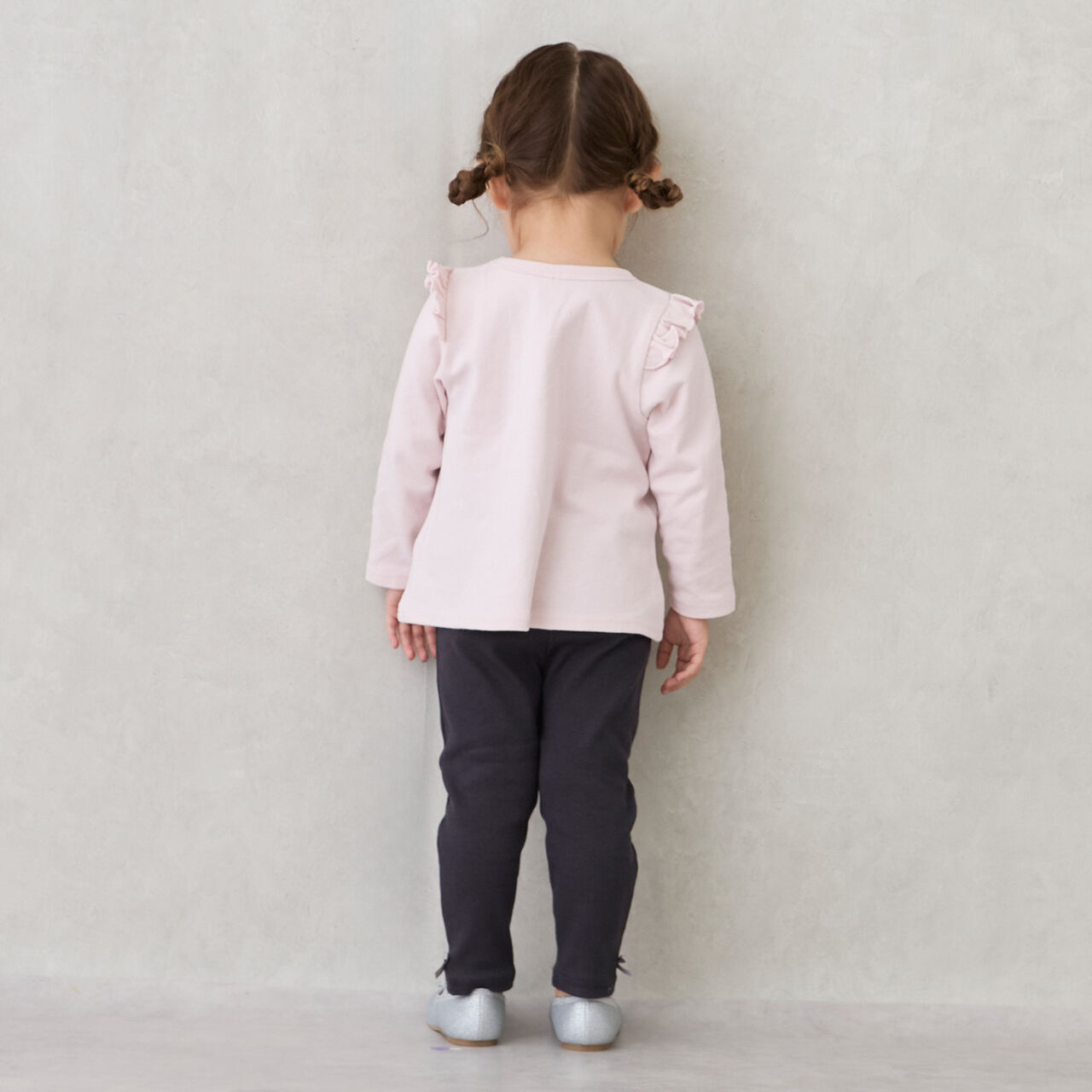 [Affordable] GIRLS 10-length Leggings,Black, large image number 2