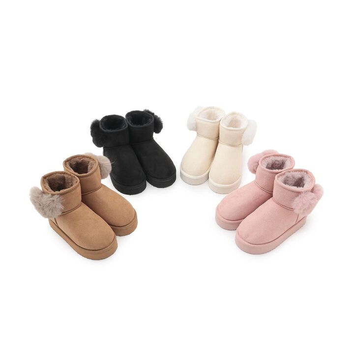 Sheepskin Boots with Heart Detail,Camel, medium image number 8