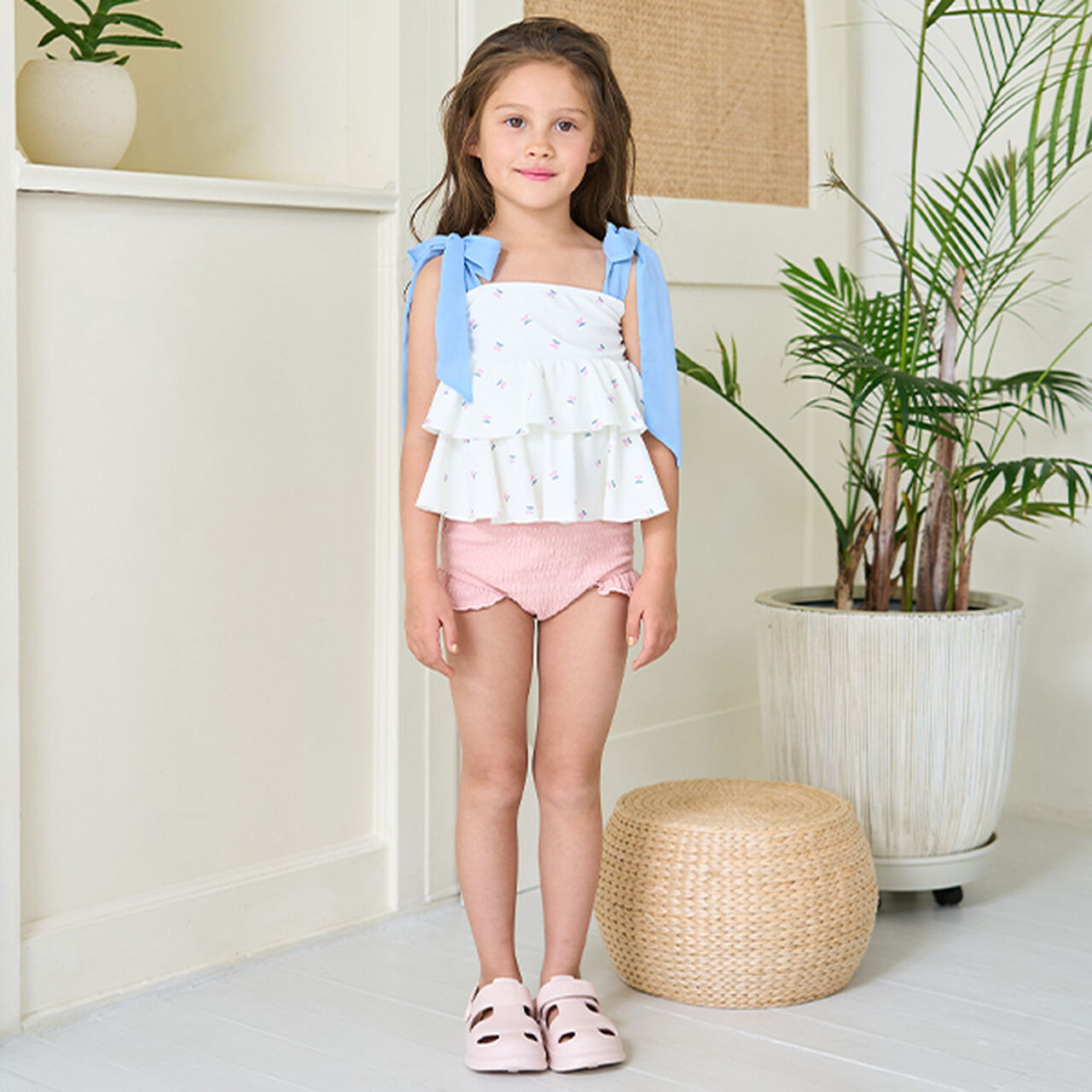 [SWIM] [UV Processing] Pattern Assorted Tiered Separates,Black, large image number 19