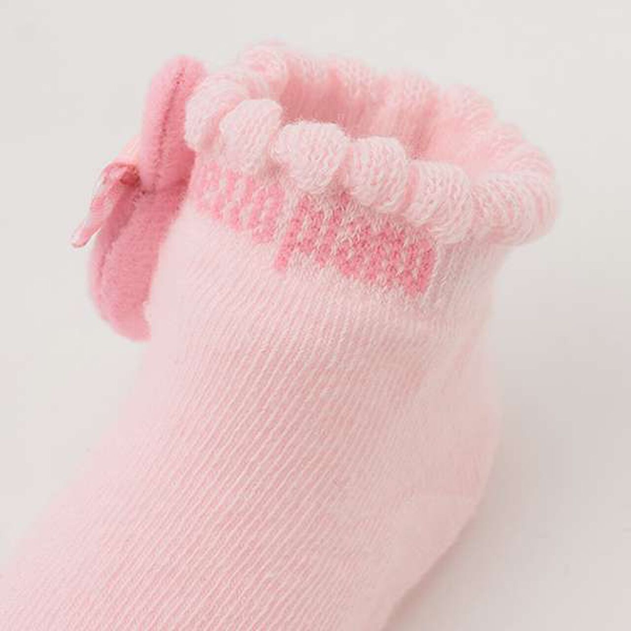 Baby Beret-chan Motif Socks [Made in Japan],Light pink, large image number 2