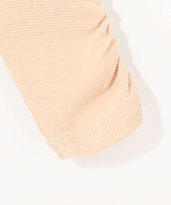 Hem Frill Rhinestone T-Shirt [Korean Fashion],Pink, medium image number 11