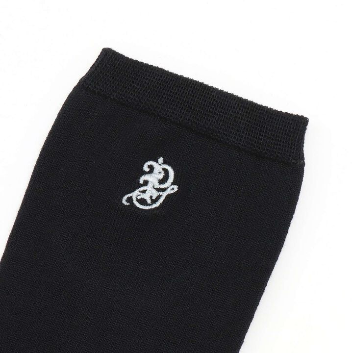 Graduation Attire One-Point Embroidery Knee-High Socks,Emerald green, medium image number 1