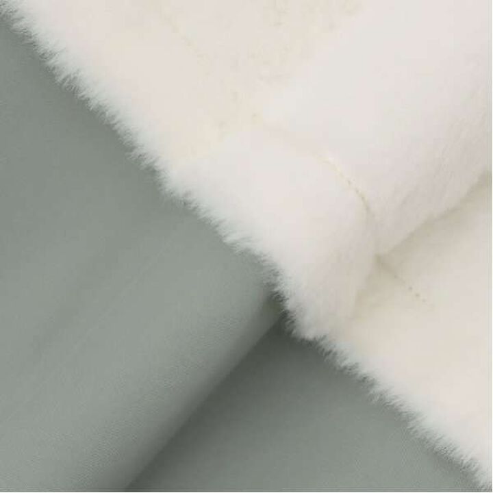 Water-Repellent Faux Fur Liner 3-Way Jacket,Light beige, medium image number 7