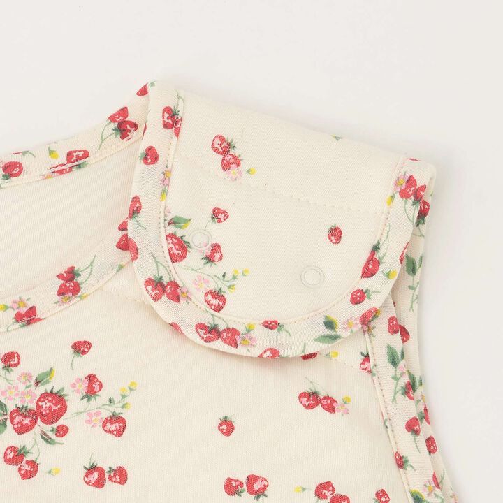 Wild Strawberry Sleeper [Organic] [Made in Japan],Pearl white, medium image number 3