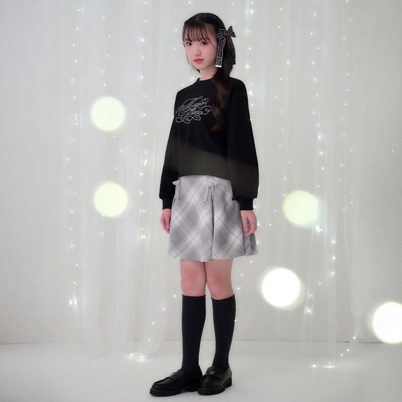 25th Anniversary Sparkling Logo Sweatshirt,Black, large image number 23