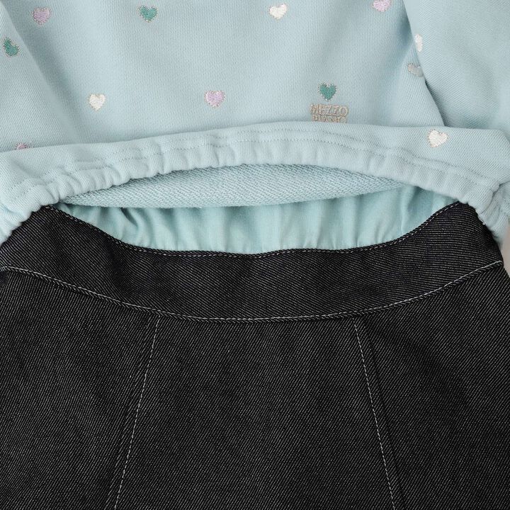 [Restock] Petit Heart Embroidery Docking Dress,Off white, medium image number 6