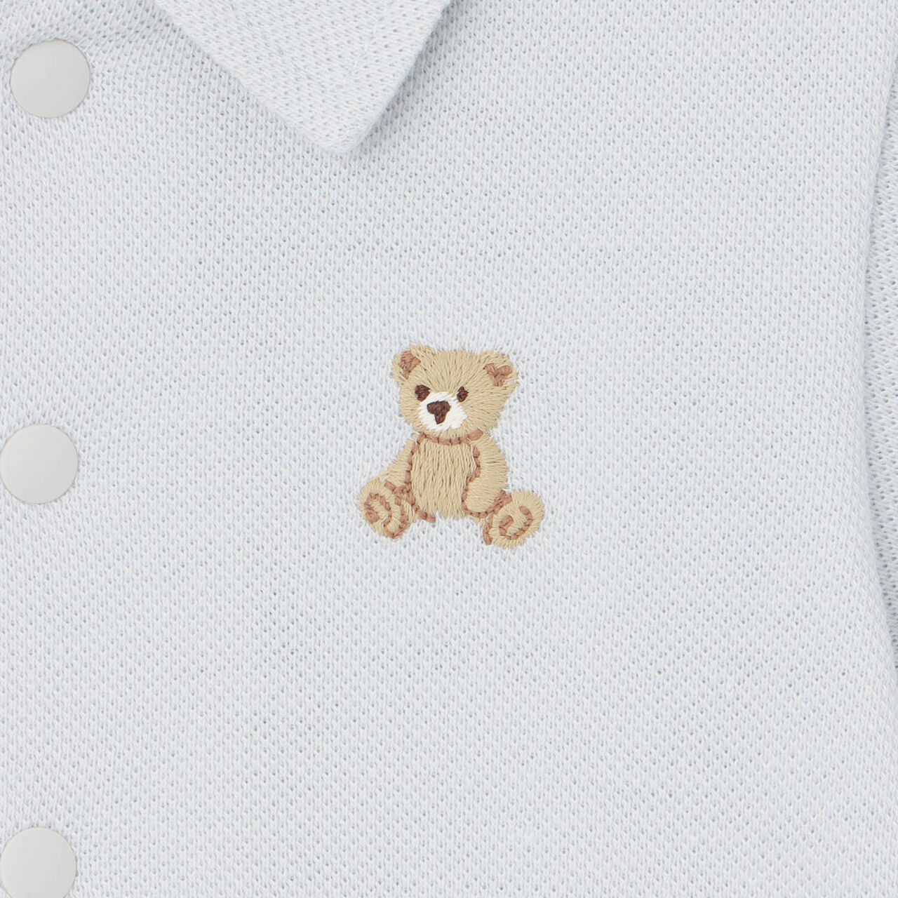 Polo Shirt + Pants Set with Suspenders,Light blue, large image number 7