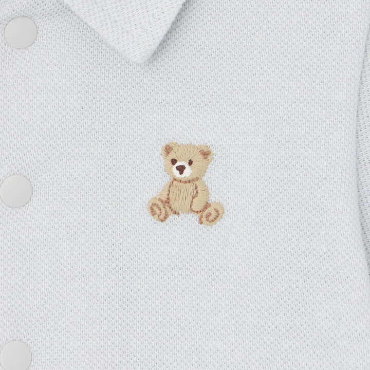 Polo Shirt + Pants Set with Suspenders,Light blue, medium image number 7