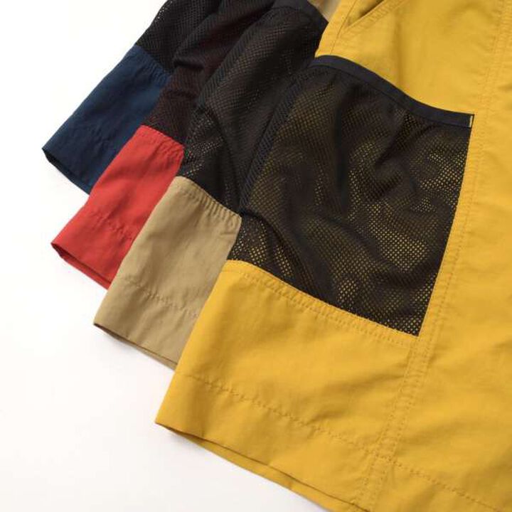 Water-Resistant Nylon Gear Shorts,Beige, medium image number 12