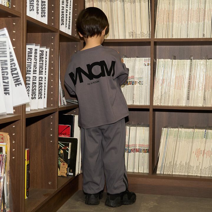 [MNCM] [Coordinatable Setup] Comfortable Jersey Fabric Pocket Big T-Shirt,Black, medium image number 37