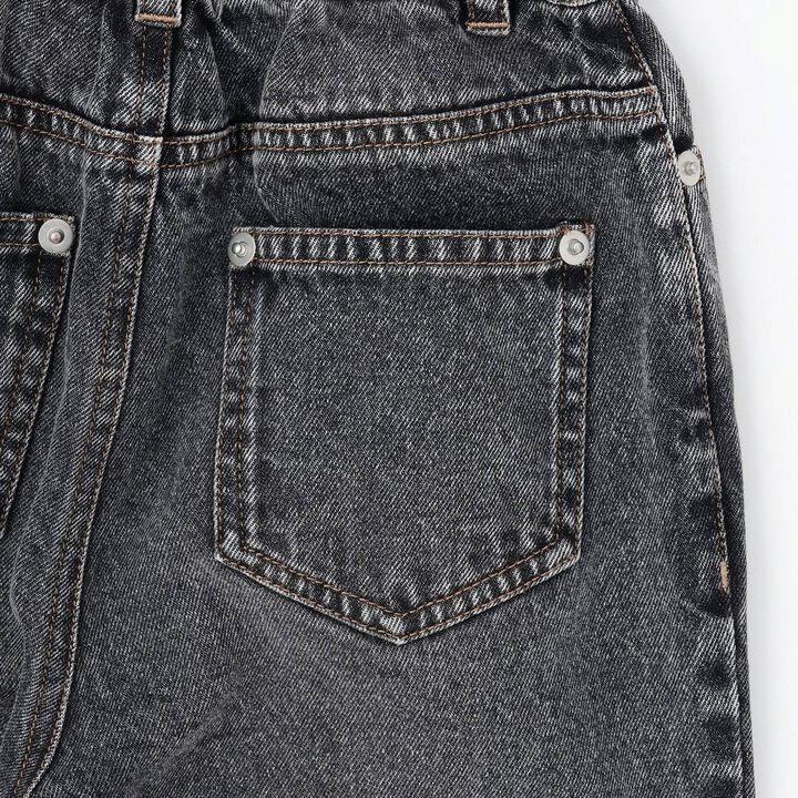 [LOVE DENIM] Loose Straight Pants,Black, medium image number 8