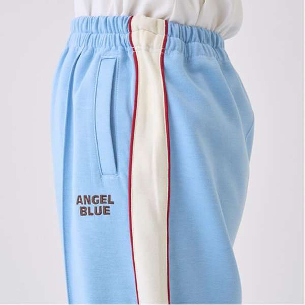 Mr. Nakamura Track Pants,Light blue, large image number 5