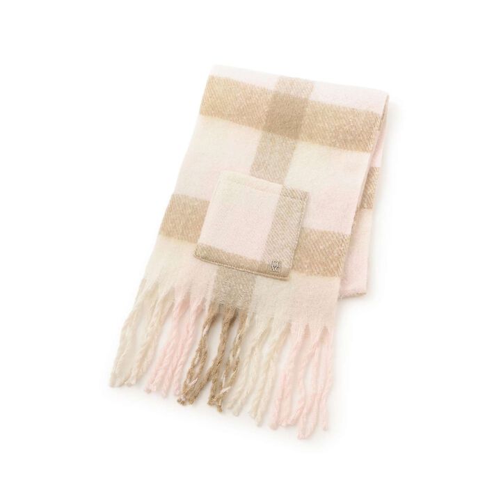 [LTXC] Checkered Volume Scarf,, medium