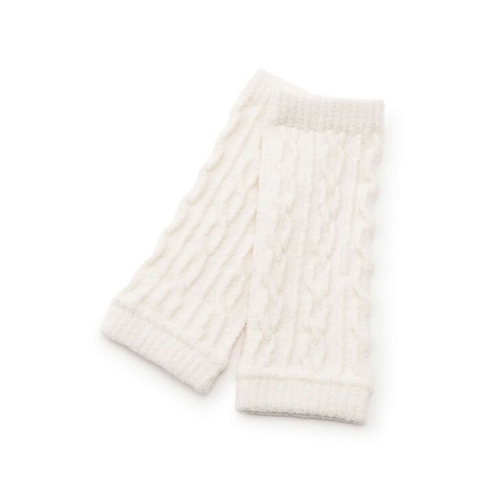 Fluffy Cable Knit Leg Warmers,, medium
