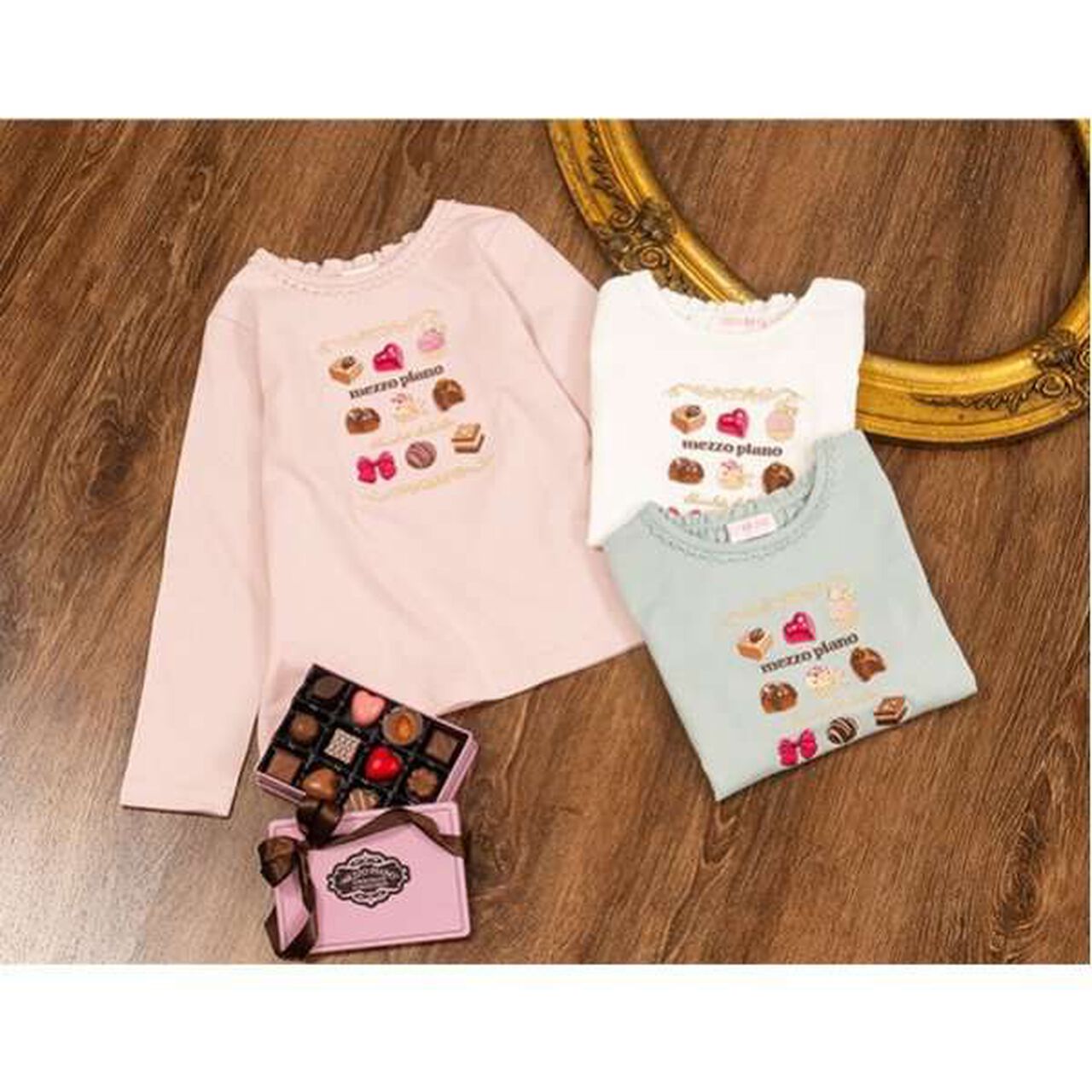 Assorted Chocolate Box Long Sleeve T-Shirt,Pink, large image number 10