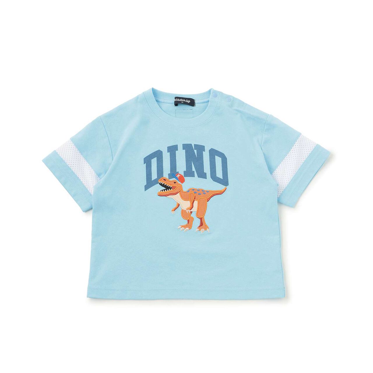 Cap Zaurus Short Sleeve Mesh T-Shirt,Light blue, large image number 0