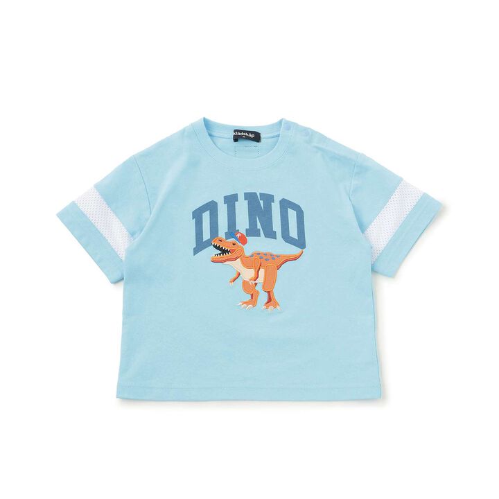 Cap Zaurus Short Sleeve Mesh T-Shirt,Light blue, medium image number 0