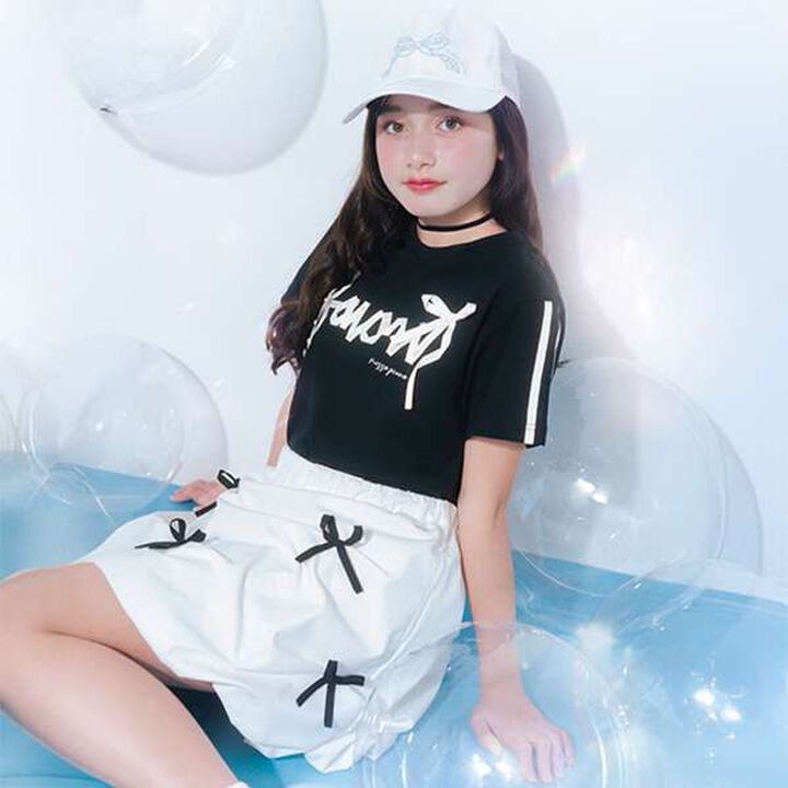 [Cool Sensation] Ribbon Embroidery Mesh Cap,Off white, medium image number 2