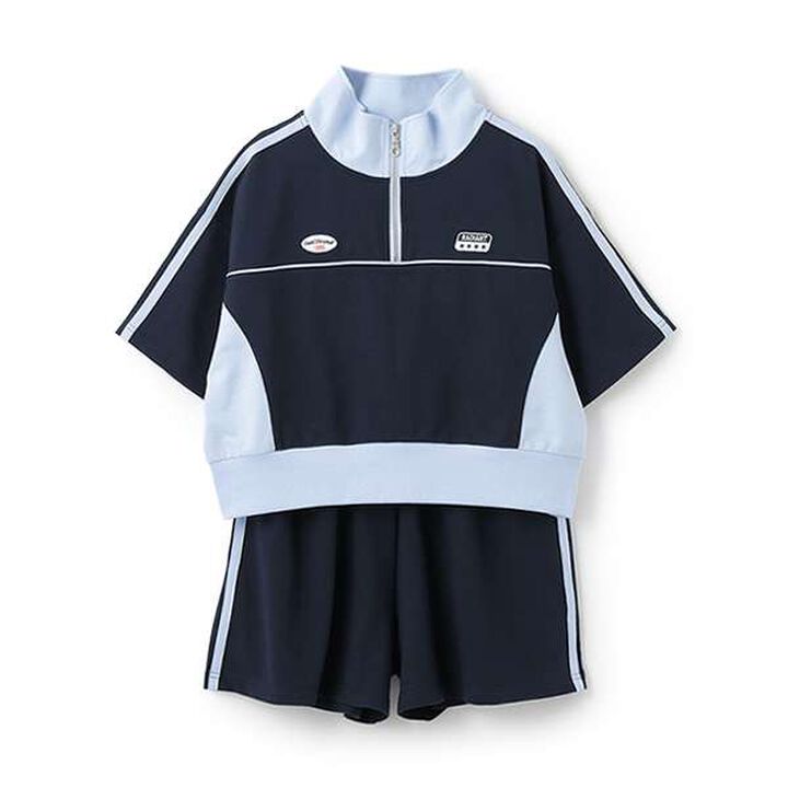 [LTXC] Quick-Dry Half ZIP Set,Off white, medium image number 8