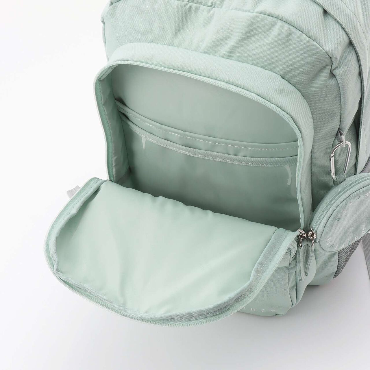 23L Water-Repellent Round Pouch School Backpack,Light blue, large image number 15