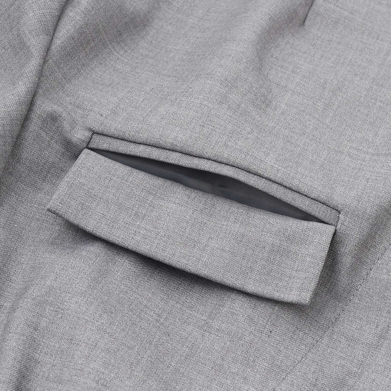 [Graduation Attire] Cropped Jacket,Charcoal gray, large image number 9