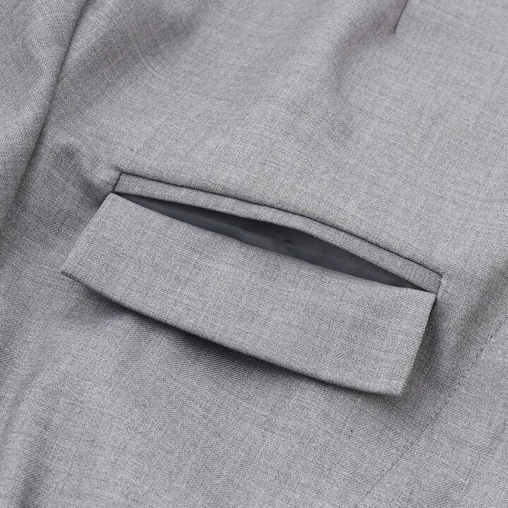 [Graduation Attire] Cropped Jacket,Charcoal gray, medium image number 9