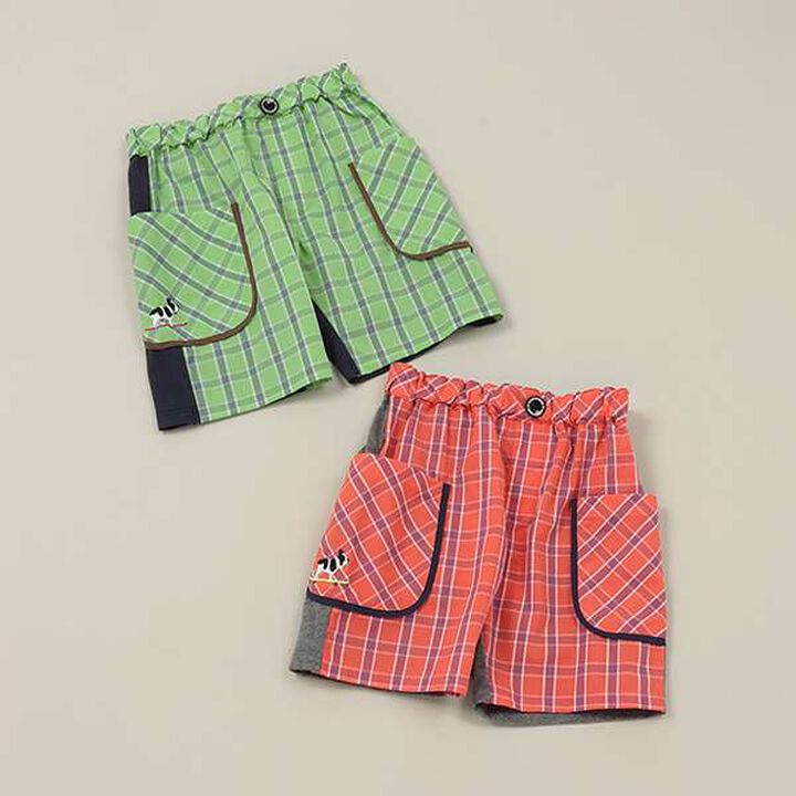 Combo Check 5-Minute Length Pants,Coral red, medium image number 11