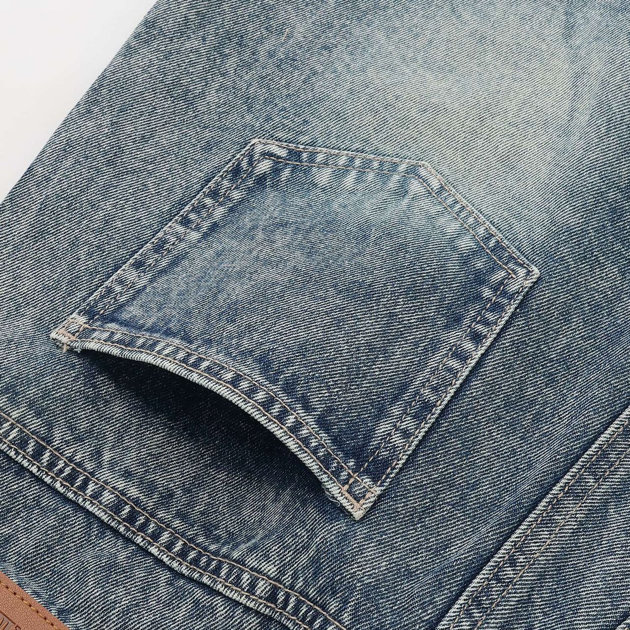 [LTXC] Sparkling Distressed Denim Shorts,Gray, large image number 15