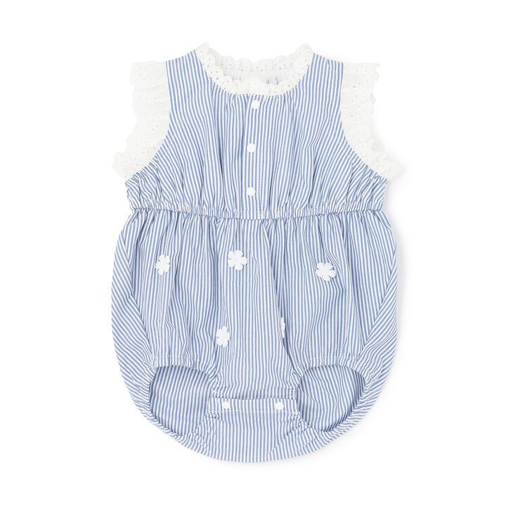 Link Cotton Lace Overalls,Ivory, medium image number 4