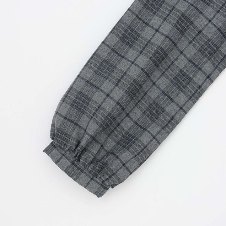 Cutwork Embroidery Collar One-Piece Dress,Navy, medium image number 6