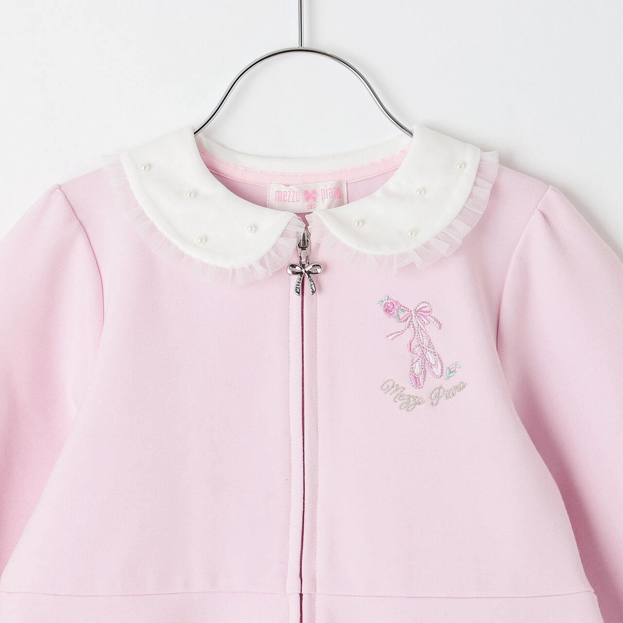 My Melody / My Sweet Piano Front Zip One-Piece Dress,Pink, large image number 3