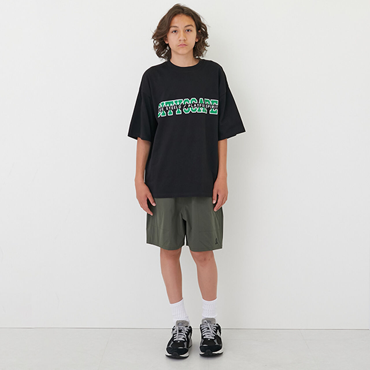 [GLSW.] Cool Touch High Cool Cotton Original Front Print Short Sleeve T-Shirt,Brown, large image number 14