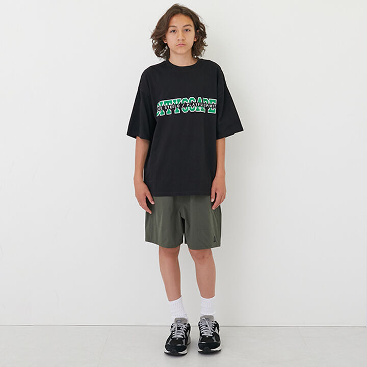 [GLSW.] Cool Touch High Cool Cotton Original Front Print Short Sleeve T-Shirt,Brown, medium image number 14