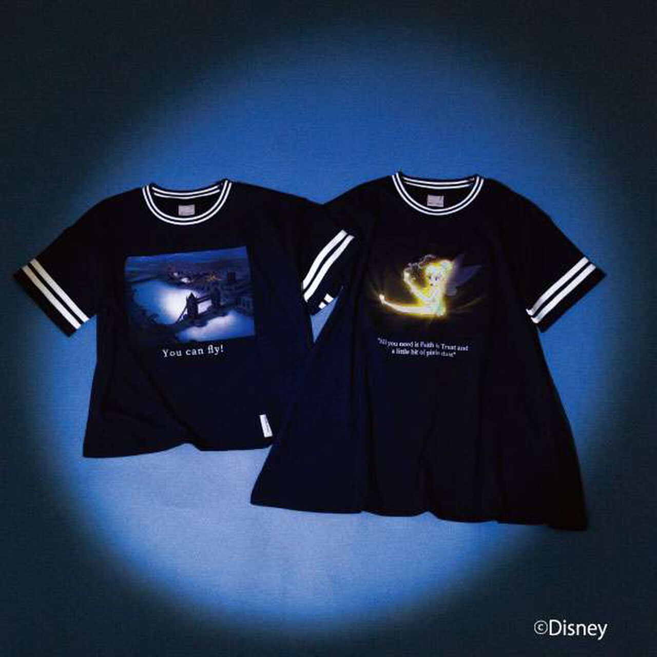 [Disney] Peter Pan Line Short Sleeve T-Shirt,Off white, large image number 4