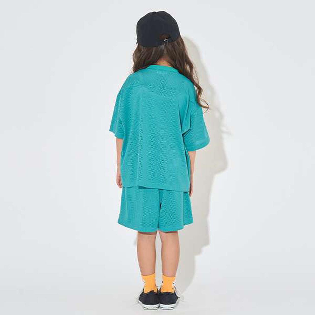 [Set Up Compatible] V-Neck Mesh Top,Purple, large image number 2