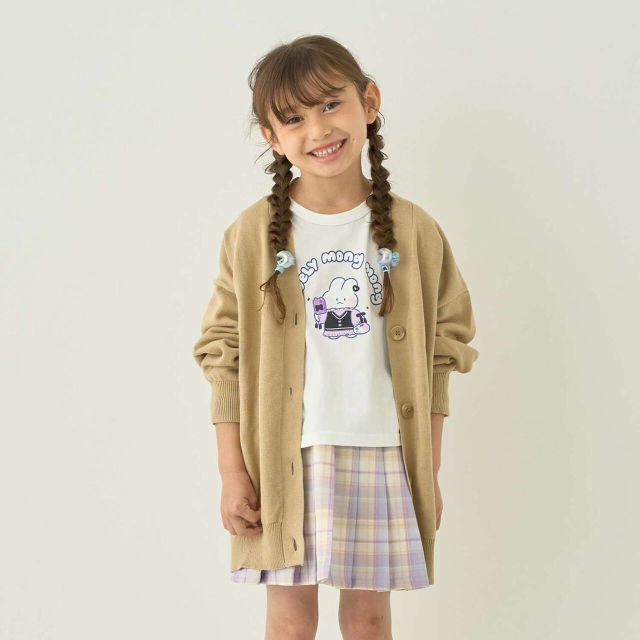 [Halloween] [Washable Knit] Oversized Cardigan,Beige, large image number 5