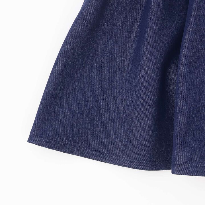 Wild Strawberry Embroidery Jumper Skirt,Navy, medium image number 4