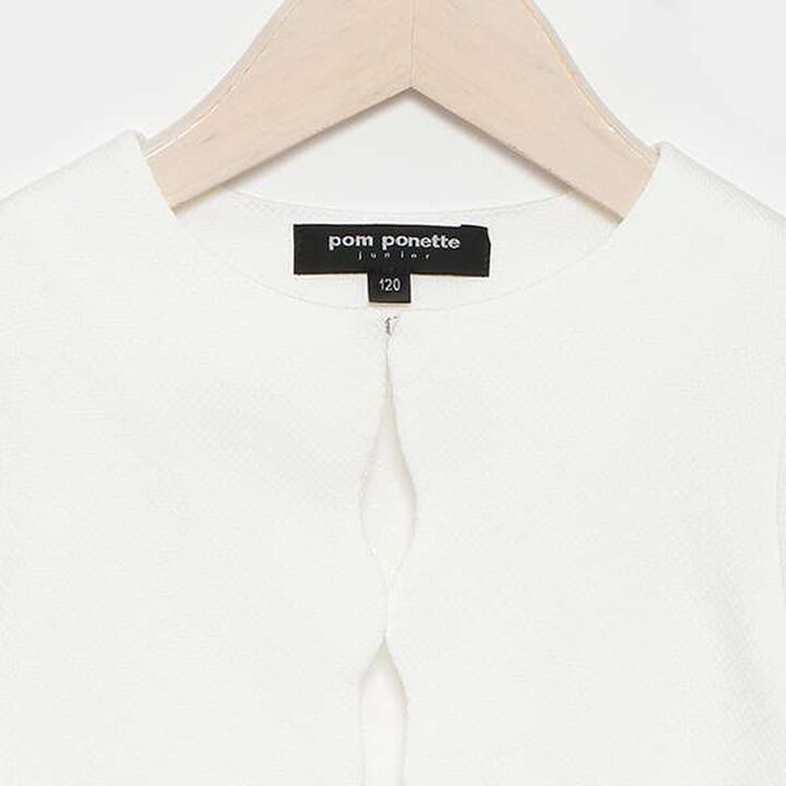 Kids Bolero Jacket + Lace Dress Set,Sax blue, medium image number 13